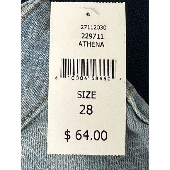 Warp + Weft Women’s Bermuda Blue Jean Shorts Size 6/28 - Picture 6 of 10